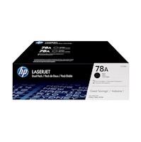 Cartucho Toner HP 78AD CE278AD Negro (Pack de 2)